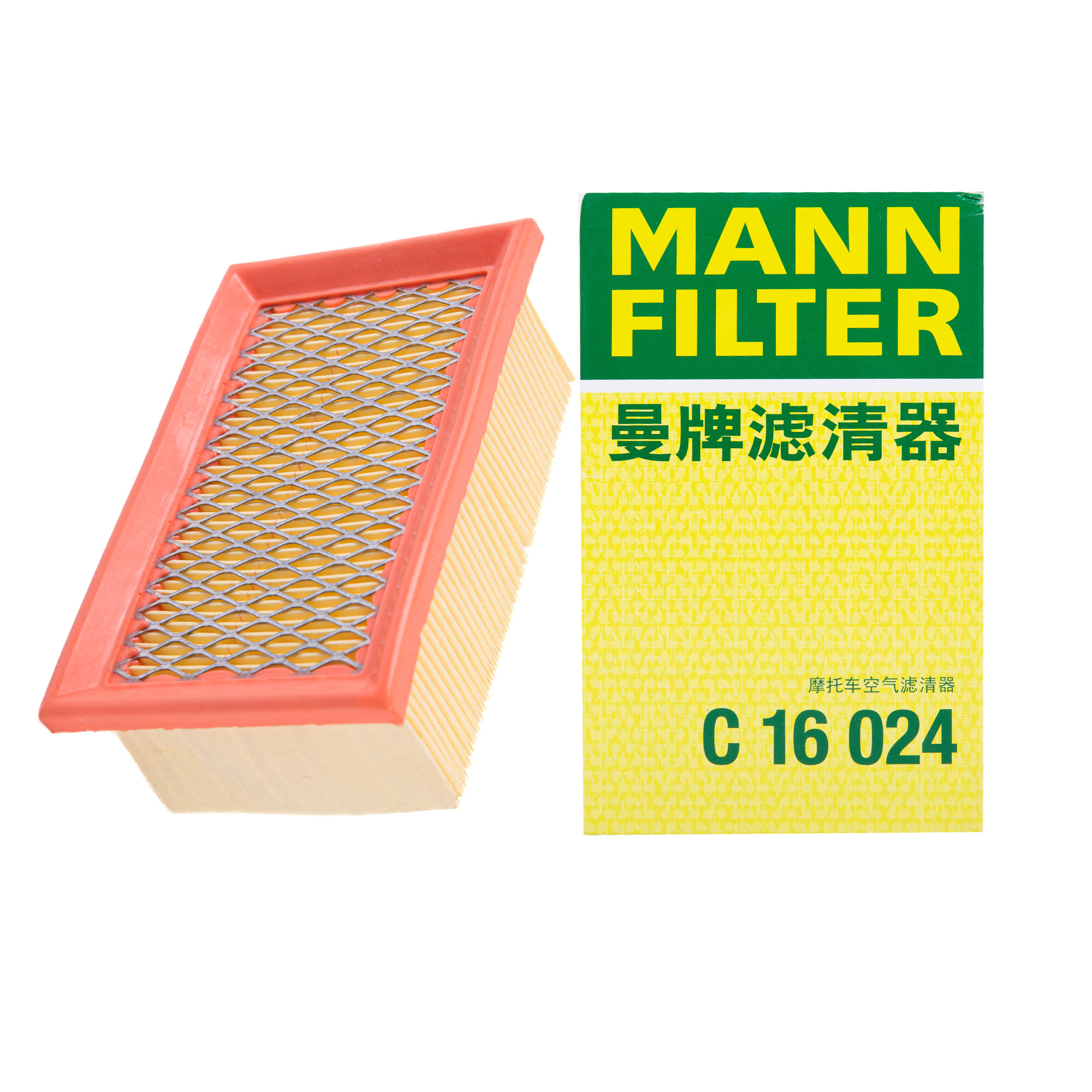 曼牌摩托车空气滤芯格C16024适配宝马BMW 650GS F800GT滤清器正品