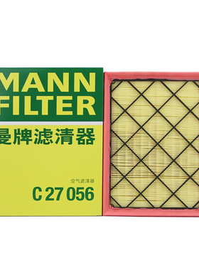曼牌空气滤芯清器C27056适配福特19-21款新福克斯锐际林肯冒险家