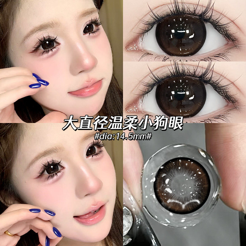 呆萌小狗美瞳半年抛秋冬新款大直径无辜狗狗眼隐形眼镜正品官网TN,隐形眼镜/护理液,彩色隐形眼镜,淘宝优惠券,粉丝福利购,淘宝优惠卷