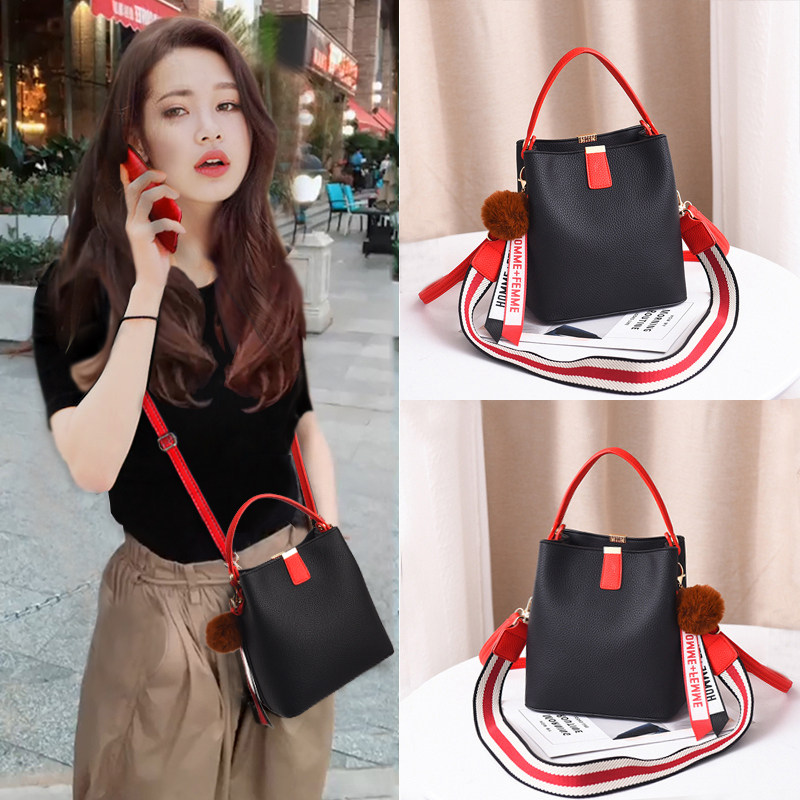 2020小包包女包2021新款潮韩版百搭女士单肩斜挎包时尚ins水桶包|msdalam kategori Beg kulit/wanita/beg lelaki, beg Ms. - dari Buy2taobao.com untuk memberikan perkhidmatan ejen Taobao profesional membeli