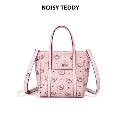 NOISYTEDDY粉色托特包百搭