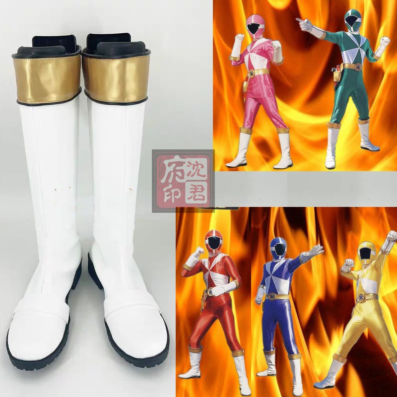 超级战队系列 救急战队cos鞋 巽钟大门祭流水缠 救急绿cosplay鞋