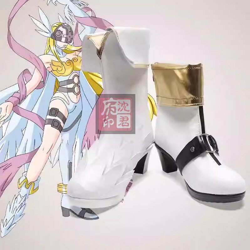 数码宝贝天女兽cos鞋 百合兽花仙兽/吸血魔兽/美美/牧野留姬cos鞋