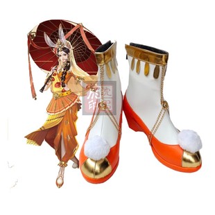 王者荣耀公孙离COS鞋 无限星赏官COS靴子 公孙离玉兔公主COS鞋