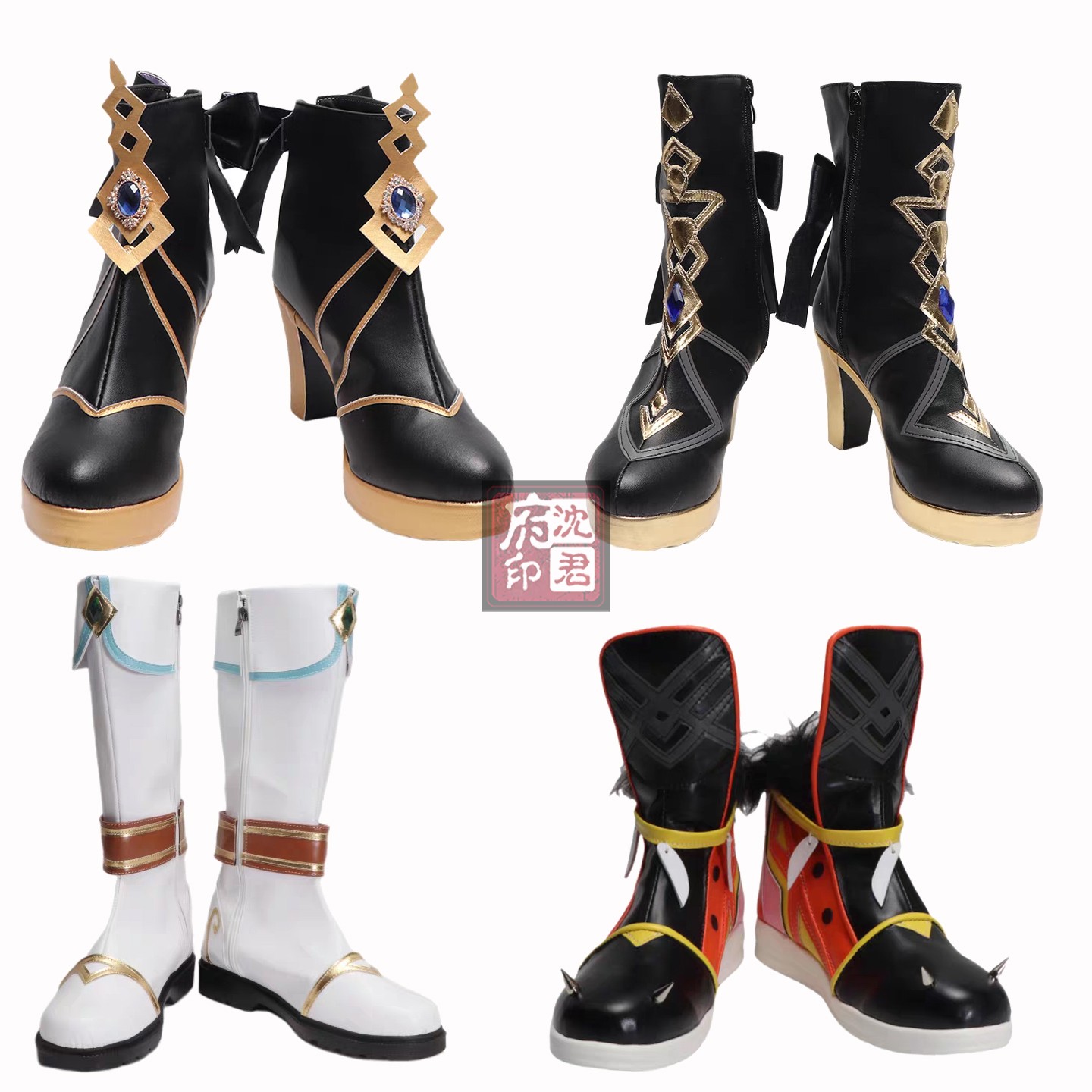 原神枫丹娜维娅cos鞋定制