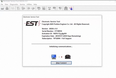 Perkins EST 2025A 帕金斯电子诊断软件 帕金斯2025A
