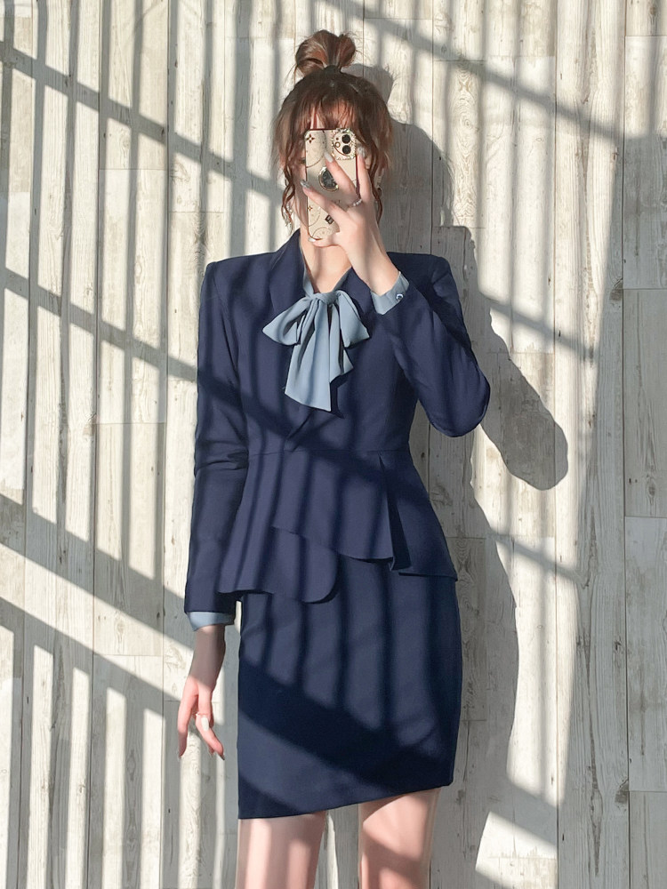 空姐制服职业套装女高端