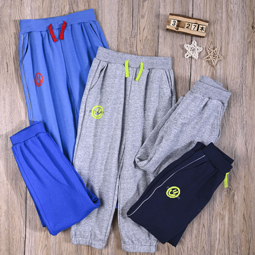 BL国内单男宝春秋卫裤大PP裤长裤子男童毛线圈休闲裤哈伦裤运动裤