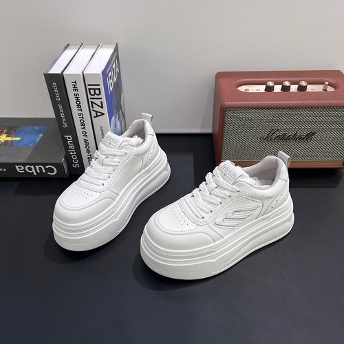 欧货丑萌大头小白鞋子女厚底面包鞋2026春新款休闲运动板鞋女鞋潮