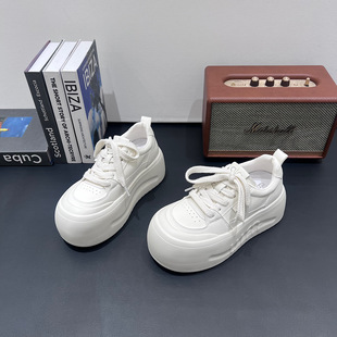 2026春季新款厚底增高小白鞋板鞋女鞋百搭大头鞋子运动休闲鞋潮