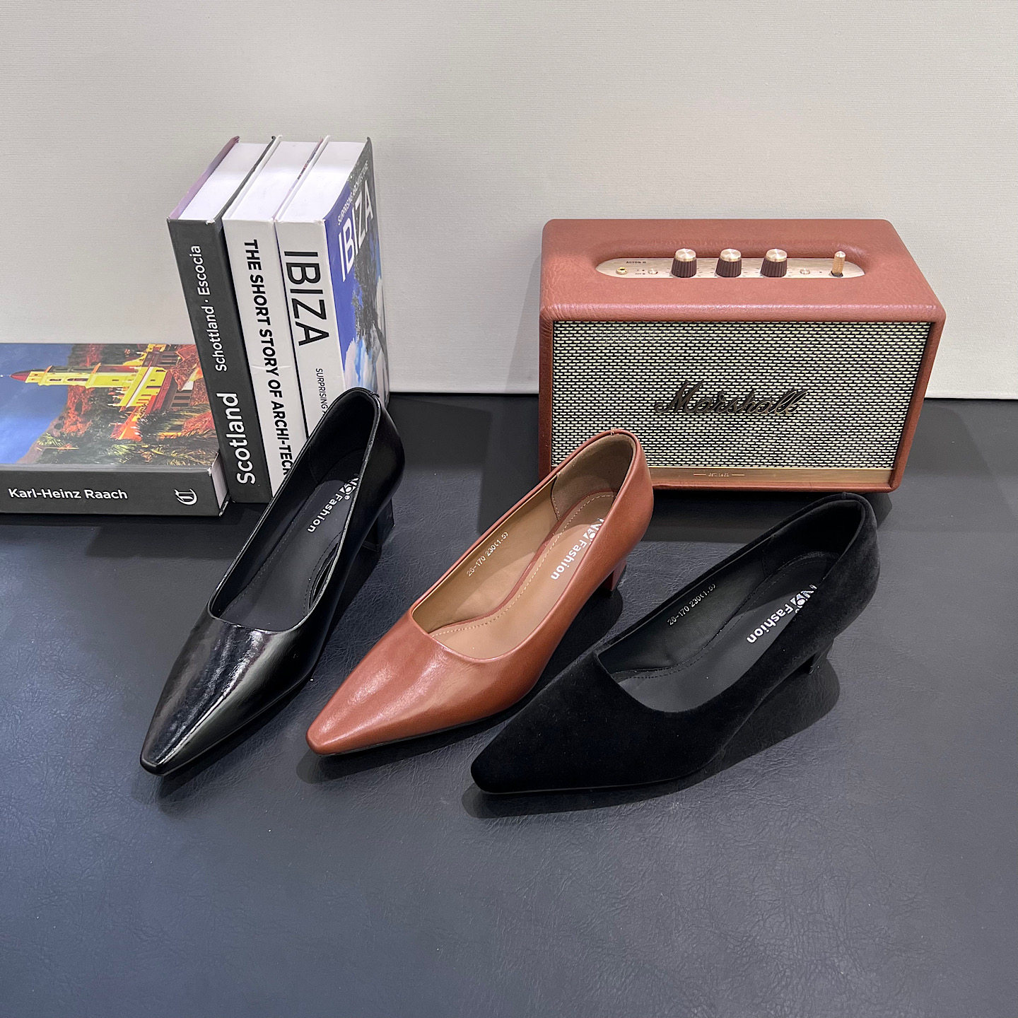 尖头设计感小众黑色高跟鞋女不累脚2026春秋新款浅口气质粗跟单鞋,女鞋,浅口单鞋,淘宝优惠券,粉丝福利购,淘宝优惠卷