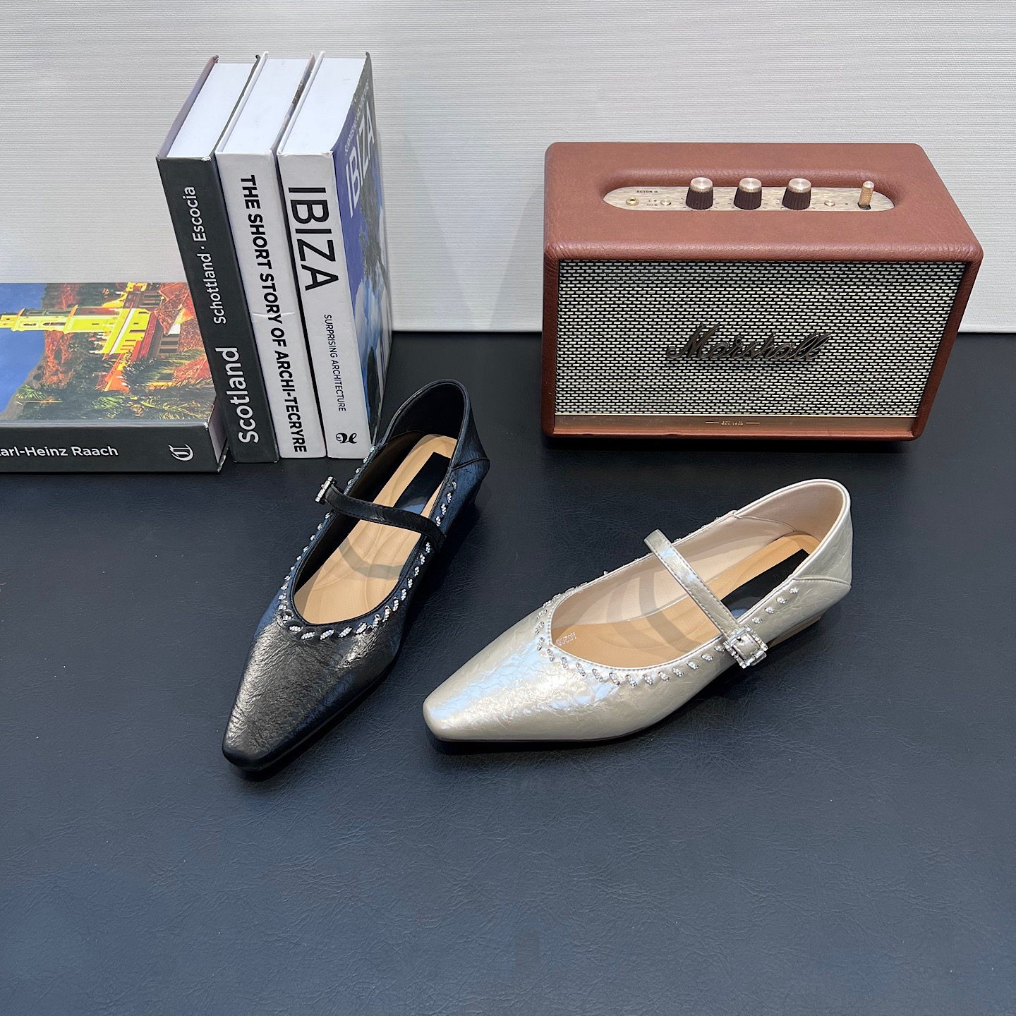 法式尖头软皮单鞋女2026新款平底浅口玛丽珍鞋一字带气质晚晚鞋潮,女鞋,浅口单鞋,淘宝优惠券,粉丝福利购,淘宝优惠卷