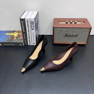 法式玛丽珍鞋女2026春夏新款尖头细跟单鞋女百搭时尚配裙子女鞋潮