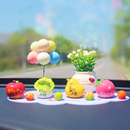 平安喜乐创意汽车摆件小车上装饰品2025新款柿柿如意汽车内饰用品