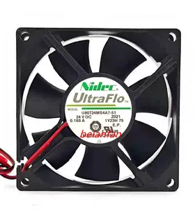 U80T24MS4A7-51 全新原装Nidec 8025 24V 0.165A 8CM 变频器风扇