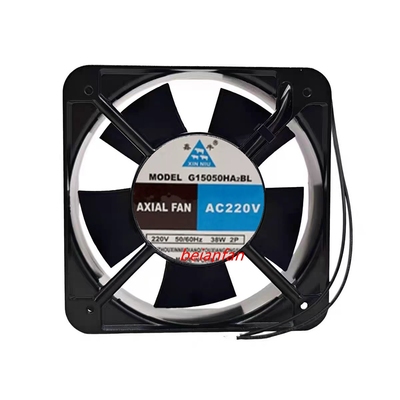 鑫牛15cm 厚度5cm 220V机柜散热风扇 G15050HA2BL交流排风扇 风机