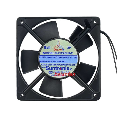 SJ1225HA2/HA1全新台湾三巨220V/110V机柜轴流12025散热风扇0.10A