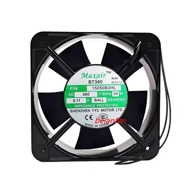 Maxair/BT轴流风机15050B3H散热风扇15050B3HL (380V) 滚珠轴承