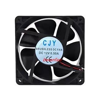 全新CJY 12038 DC12V 0.5A 12cm静音机箱PWM电脑电源变频器风扇