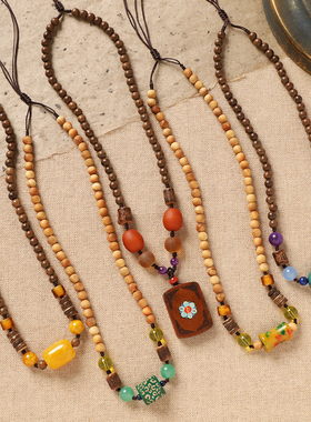 新中式复古民族风项链国风毛衣链