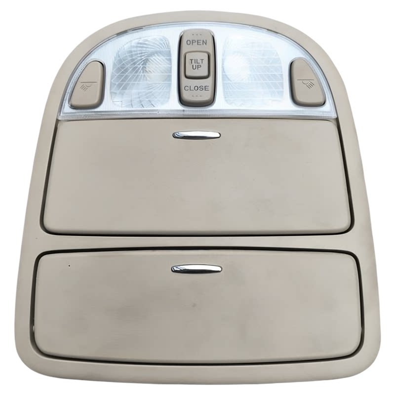 适用现代新胜达2.4车内顶棚阅读灯天窗控制开关眼镜盒化妆镜总成