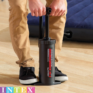 游泳池充气床垫救生圈大号充气泵可抽气双用省力户外冲汽船打气筒