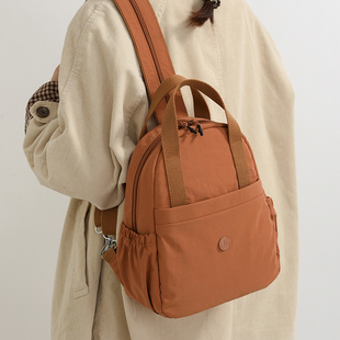 一包三用小双肩包2025新款女士便携书包简约时尚通勤多功能背包