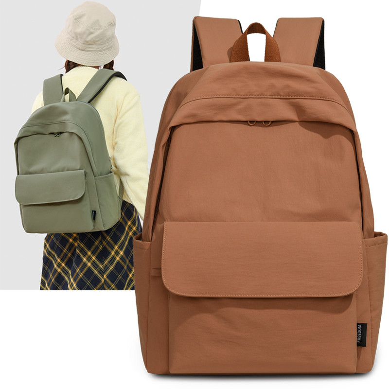 简约双肩包女短途旅行超大容量学生电脑书包通勤防水多口袋背包,箱包皮具/热销女包/男包,双肩背包,淘宝优惠券,粉丝福利购,淘宝优惠卷