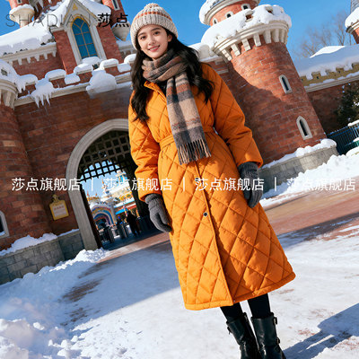 羽绒棉服女款2025新款冬季中长款