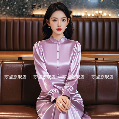 法式名媛气质小香风长裙