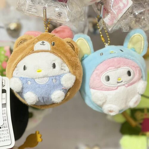 三丽鸥hellokitty毛绒挂件钥匙扣