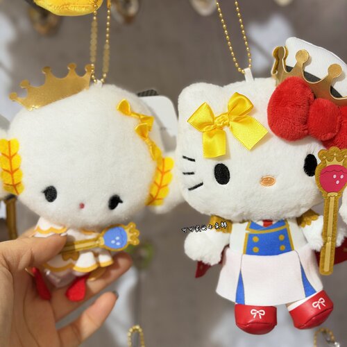 日本sanrio正品kitty皇冠包挂件