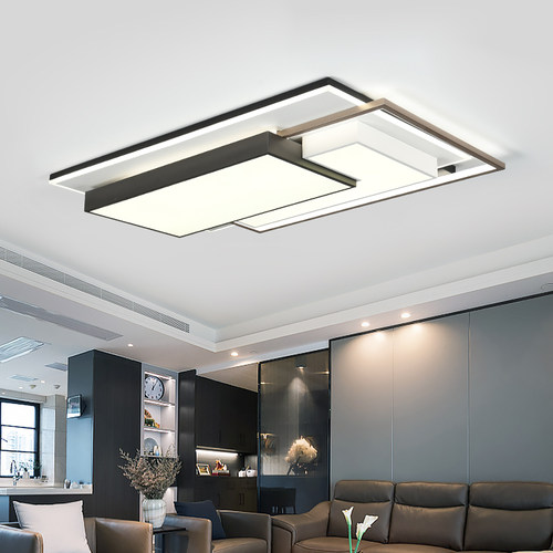 长方形客厅灯 现代简约大气新款主灯大灯led吸顶灯灯具大尺寸轻奢