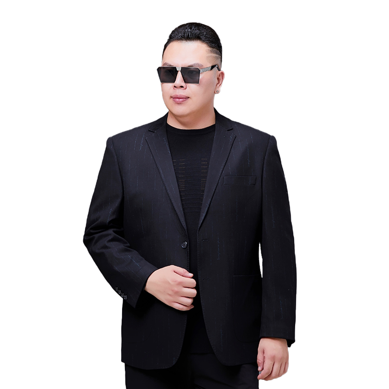 特大号胖子西装商务休闲中老年