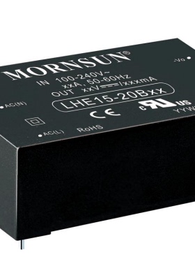 LHE15-20B24 15W，AC-DC 模块电源85-264VAC转24V/625mA原装正品