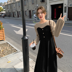 2023春裝撞色連衣裙273 2302P115控價168年后出貨圖片