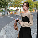 2023春装撞色连衣裙2732302P115控价168年后出货，女装连衣裙，浙宝273