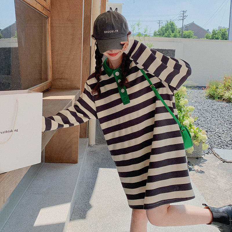 现货新款秋装拼接连衣裙2216P115168,女装连衣裙,浙宝273