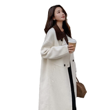 新款撞色双面羊绒2738316P265398，女装毛呢外套，浙宝273