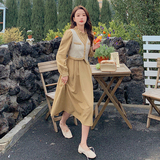 2023现货春装假两件连衣裙2732307P135控188，女装连衣裙，浙宝273