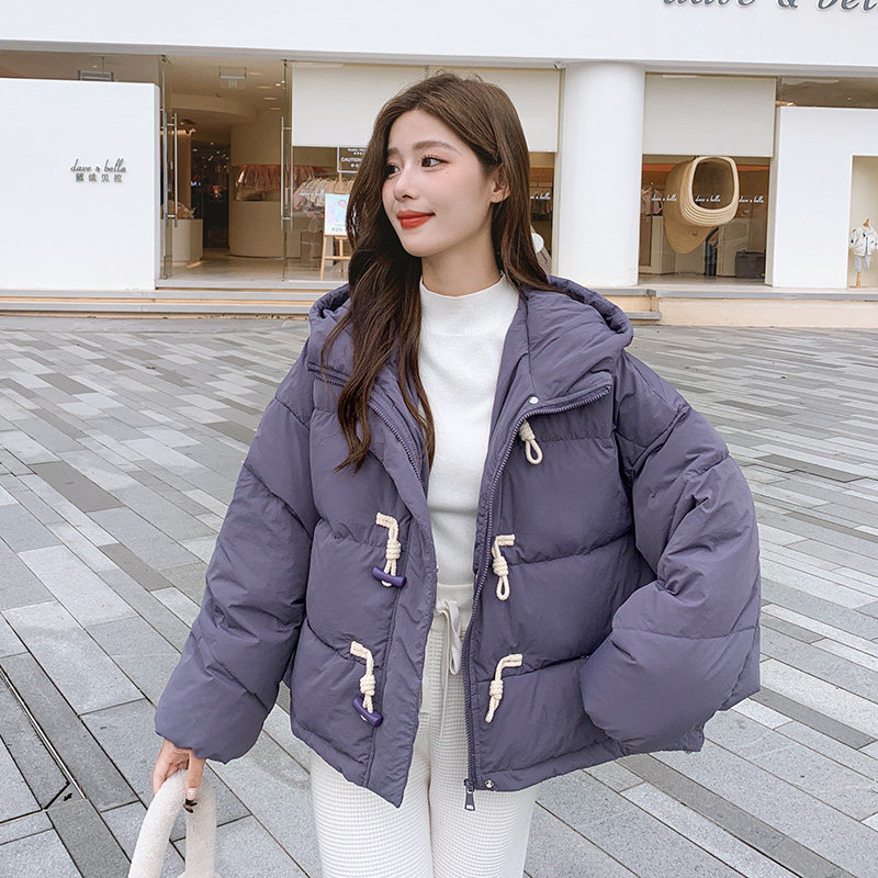 现货90达标羽绒服牛角扣小短款273 353P260控价398图片