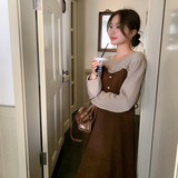 2023春装撞色连衣裙2732302P115控价168年后出货，女装连衣裙，浙宝273