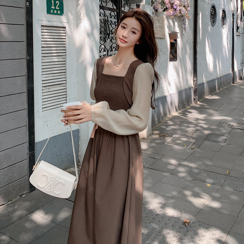 现货秋装新款拼接连衣裙2732367P135控188,女装连衣裙,浙宝273