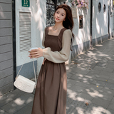 现货秋装新款拼接连衣裙2732367P135控188，女装连衣裙，浙宝273