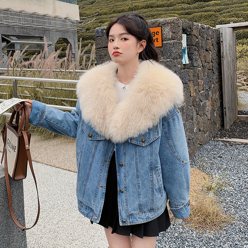 现货大毛领派克服273335P215控298，女装派克服，浙宝273