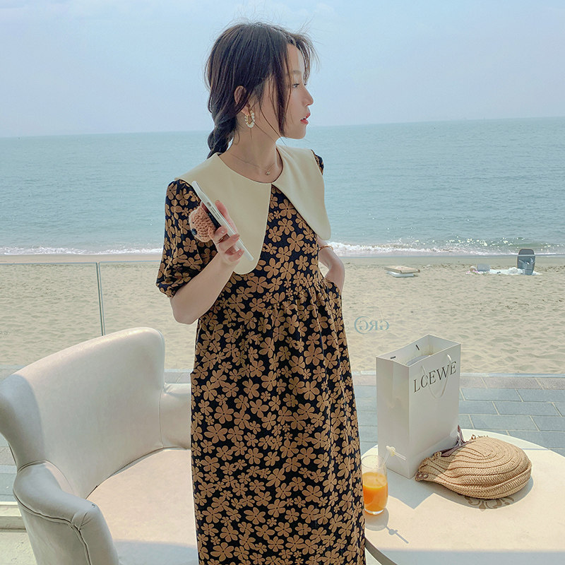现货2021碎花连衣裙2123P95控价控价158,女装连衣裙,浙宝273