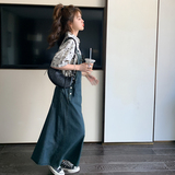 现货新款夏装薄款水洗牛仔吊带裙2732319P125控178，女装连衣裙，浙宝273