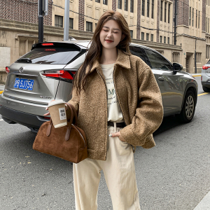 现货新款  圈圈尼 短款呢大衣273  8317上衣P165控238图片