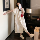 2023夏季新款韩版polo领泡泡袖衬衫裙2732359P115K168，女装连衣裙，浙宝273