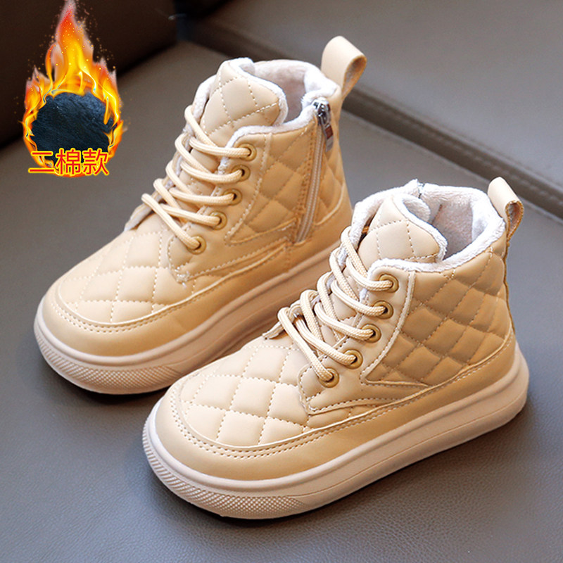 儿童雪地靴女童鞋透气2026新款皮毛一体棉鞋女孩加绒加厚棉靴防水,童鞋/婴儿鞋/亲子鞋,雪地靴,淘宝优惠券,粉丝福利购,淘宝优惠卷